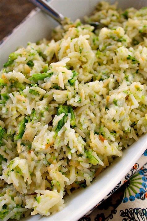 Cheesy Broccoli Rice Bunny S Warm Oven Rice Side Dishes Cheesy