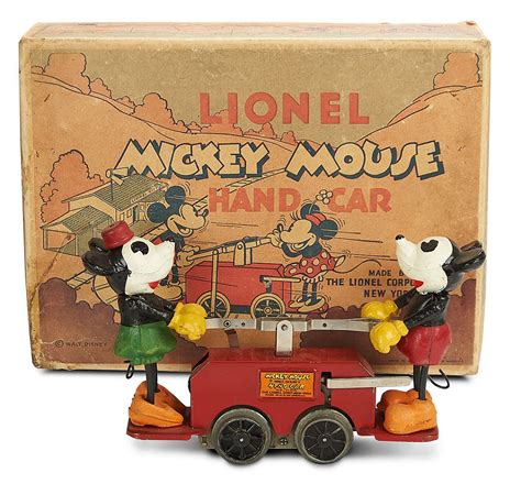 American "Mickey Mouse Rail Car" by Lionel in Original Box