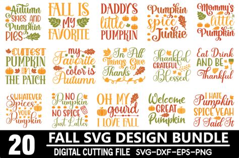 Fall Svg Bundle T Shirt Graphic Design Buy T Shirt Designs