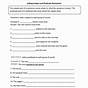 Subject Predicate Worksheet With Answers