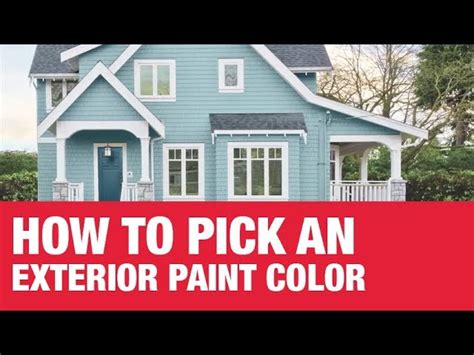 How To Pick Paint Colors For Your House Exterior