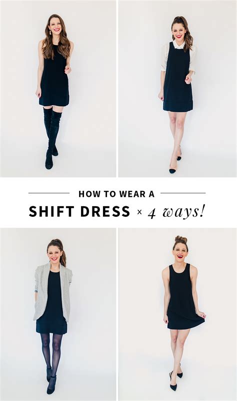 How To Wear A Shift Dress 4 Ways And The Best Ever Lbd