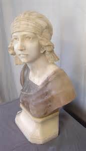 Antiques Atlas Italian Carved Marble And Alabaster Female Bust