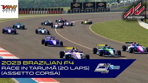 2023 Brazilian F4 Race in Tarumã 20 laps Assetto Corsa YouTube