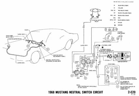1968 Mustang Wiring Diagrams and Vacuum Schematics ...