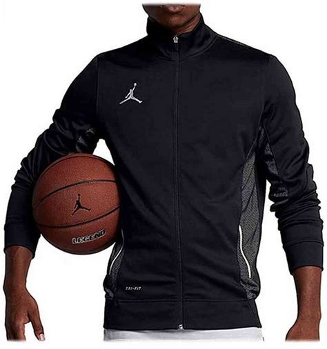 Nike Mens Team Jordan Flight Jacket Black L Sports Diamond