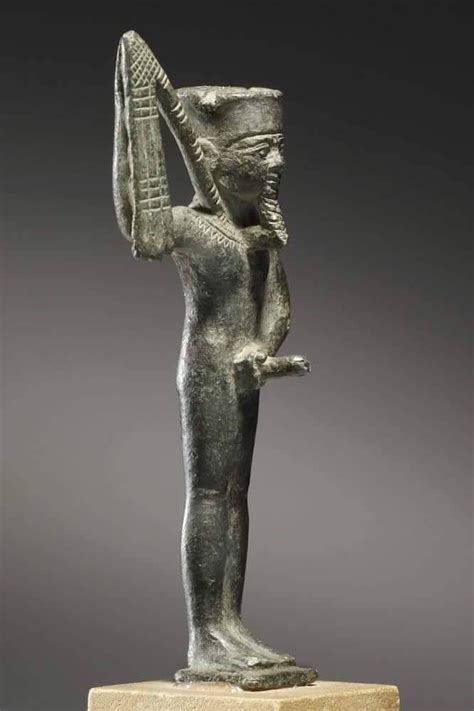 A Statuette of the Fecundity God Min Egypt th to th Dynasty th th CEntury B C A تمثال