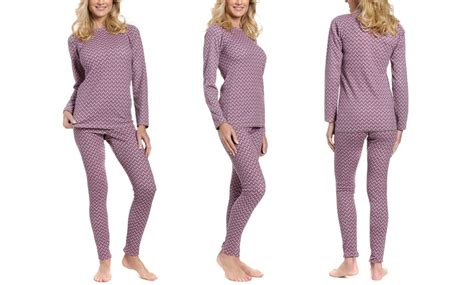 Noble Mount Extreme Cold Waffle Knit Thermal Set 2 Piece Groupon