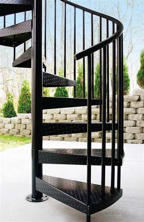Metal spiral staircases are most commonly made out of aluminum, steel, and galvanized iron. Spiral stairs | Spiral staircase outdoor, Staircase outdoor, Spiral stairs design