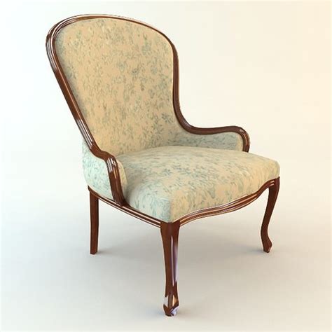 Classical Antique Armchair 3d Model Cgtrader