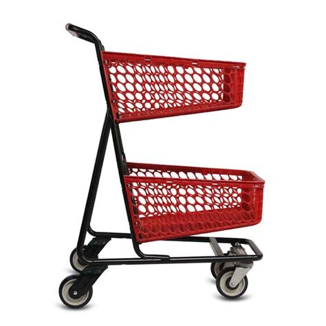 Tt 100 Slp Two Tier Plastic Shopping Cart Versacart