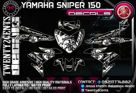 Sniper 150 Decals Sticker Version 1 Lazada Ph