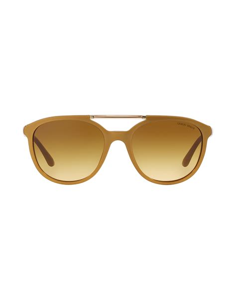 Giorgio armani sunglasses are fine and elegant, just like the creator and designer of the brand, giorgio armani. Giorgio armani Sunglasses in Gold | Lyst