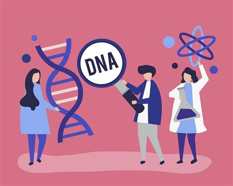 Genetic Scientists Conducting Research And Premium Vector Rawpixel