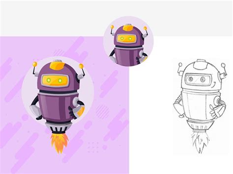 Robot Mascot Mascot Design Mascot Chibi Characters