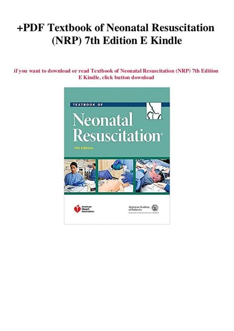 Pdf Textbook Of Neonatal Resuscitation Nrp 7th Edition E Kindle