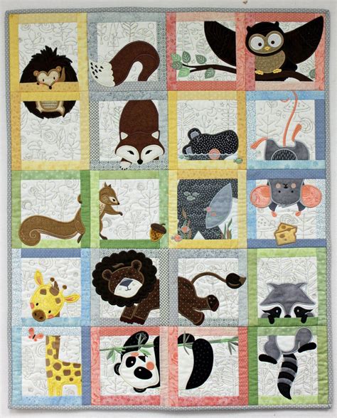 Ithaca New York Animal Baby Quilt Applique Quilts Baby Quilts