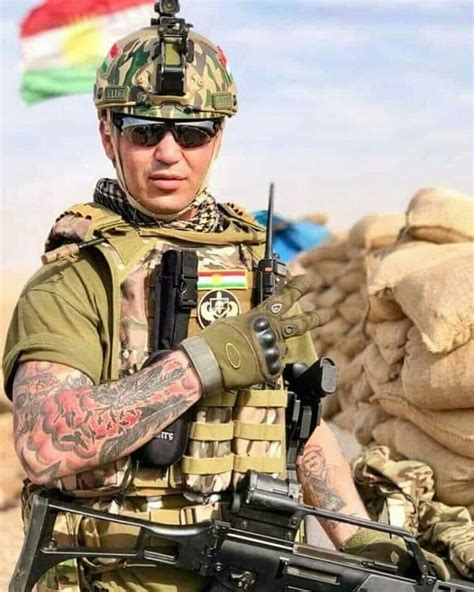 Kurdish Peshmerga Soldier War Photography Military Gear Freedom