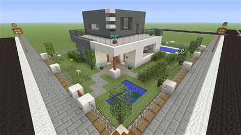 Minecraft How To Make A Modern 12 X 12 House Xbox One Minecraft