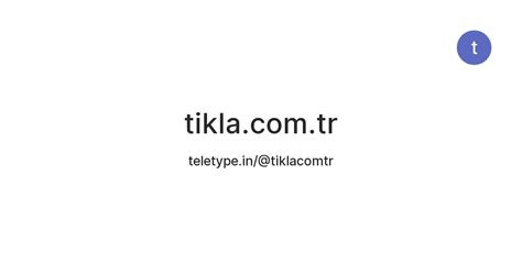 Tikla Com Tr Teletype