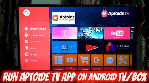 Install Aptoide Tv App On Android Tv Box Youtube