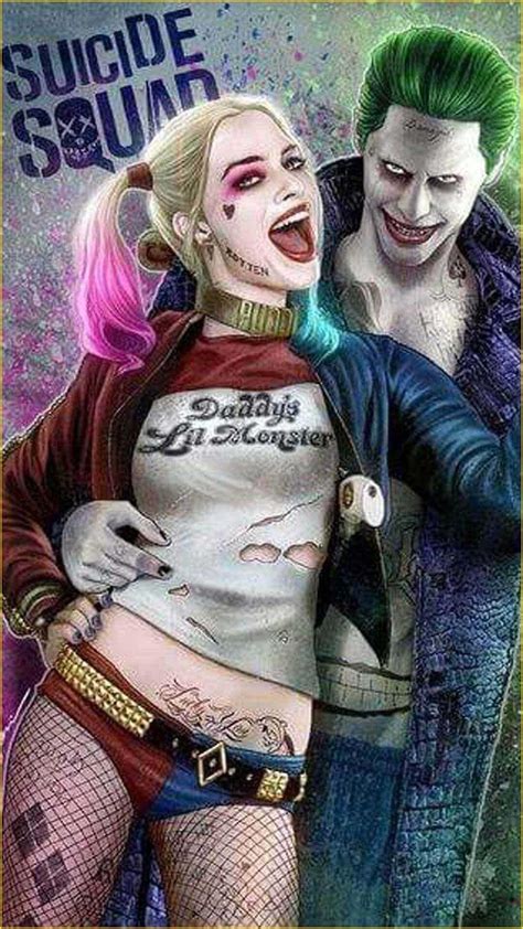 Joker And Harley Quinn Mobile Wallpapers Wallpaper Cave