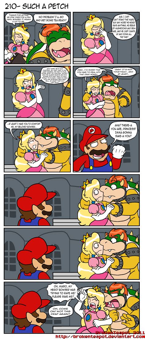 Such A Petch Webcomic By Broken Teapot Featuring Nintendos Mario