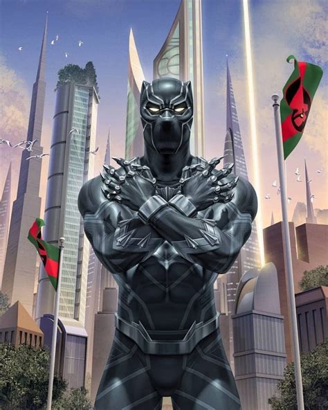 ️ Wakanda Forever Black Panther Character Black Panther Marvel