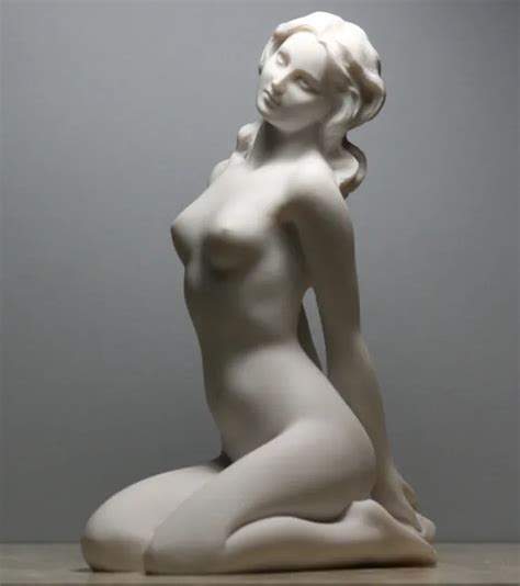Nude Naked Woman Sexy Female Erotic Art Cast Marble Figure Statue Sculpture Picclick Uk