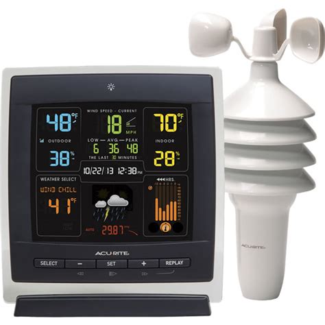 Acurite 00622 Wireless Color Weather Center With Wind