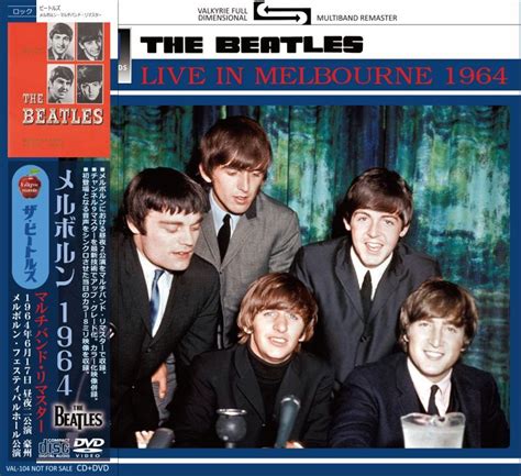 The Beatles 1964 Live In Melbourne Multiband Remaster Cddvd Neo Faust