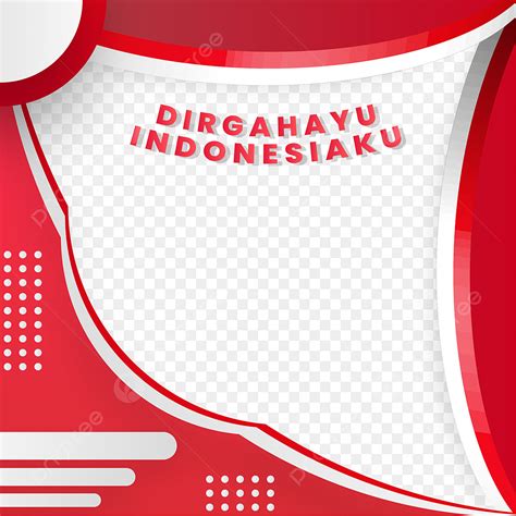 Gambar Desain Bingkai Twibbon Dengan Tema Kemerdekaan Indonesia