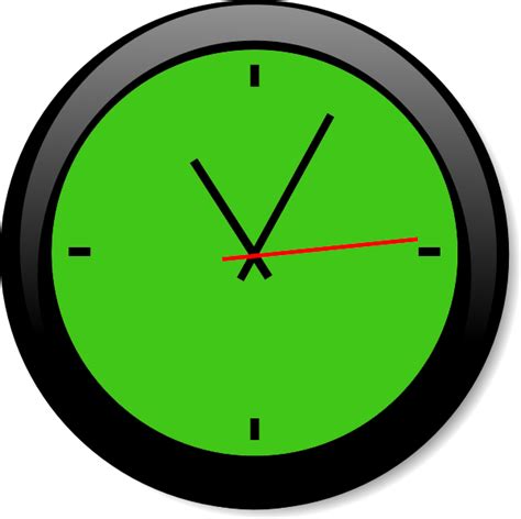 Clock Green A Free Images At Vector Clip Art Online