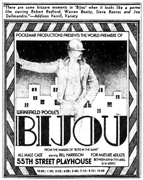 Temple Of Schlock Blue Movie Monday Bijou 1972