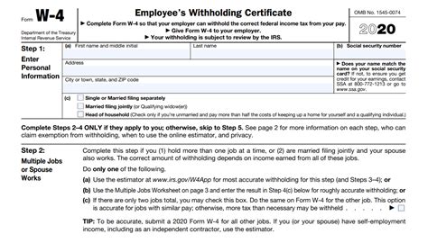 Although internal revenue service's priority is to collect taxes and make sure. W4 Form 2020 - Futufan #Futufan #W-4Forms #Money #IRS # ...