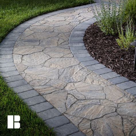 Add A Contrasting Border To Your Walkway To Add Visual Interest