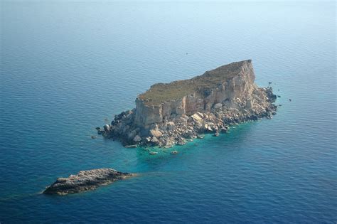 The Little Island Of Filfla Part Of The Maltese Archipelago Malta
