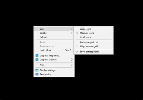 1 right click or press and hold on your desktop (shift+f10), click/tap on view, and click/tap on large icons, medium icons, or small icons for the size you want. Windows 10 Anniversary Update changes font size in menus ...