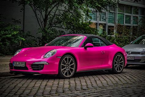 Top 300 Pink Porsche Convertible