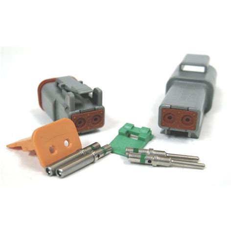 Deutsch Dt Series 2 Pin Connector Kit With Reduced Diameter Seals