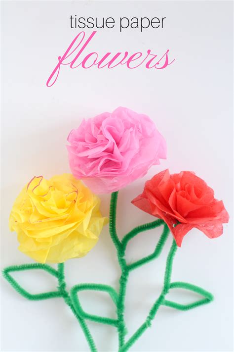 Brighten Someone Specials Day With These Easy Tissue Paper Flowers