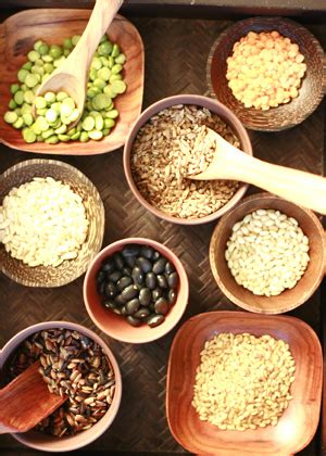 The bran, germ, and endosperm. Whole Grain Foods Picture