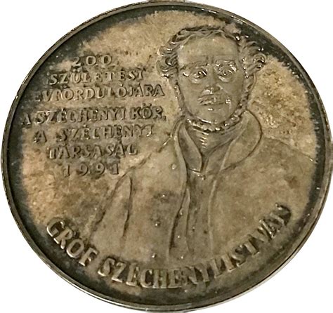 Medal Count István Széchenyi Hungary Numista