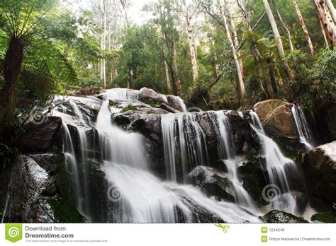 Waterfall Detail Stock Photo Image Of Mountain Victoria 1244248