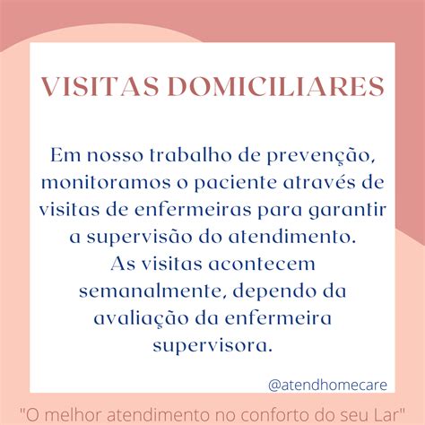 Visitas Domiciliares Atend Home Care