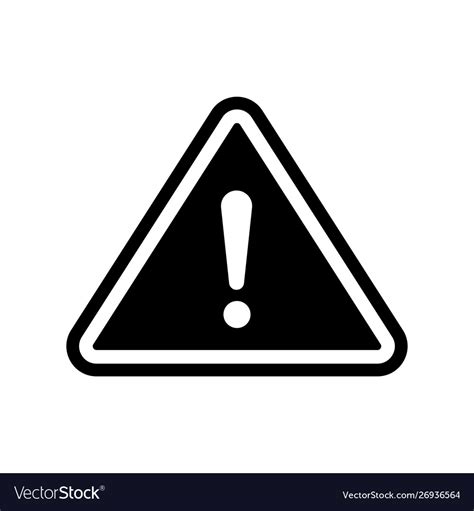 Warning Sign Icons Hazard Caution Danger Vector Image