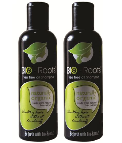 Buy Bio Roots Naturally Organic Tea Tree Oil Shampoo 100 Ml Online