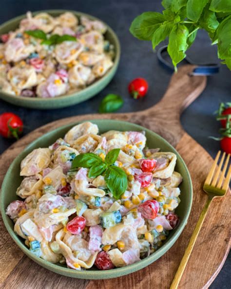 Tortellini Salat mit Miracel Whip schnelles Rezept