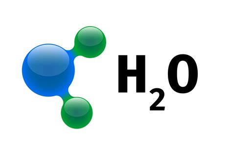 Chemistry Model Of Molecule Water H2o Scientific Elements Integrated