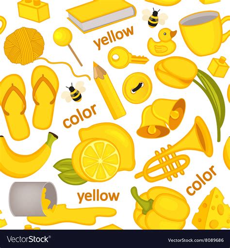 Coloring Objects Yellow Color Fun